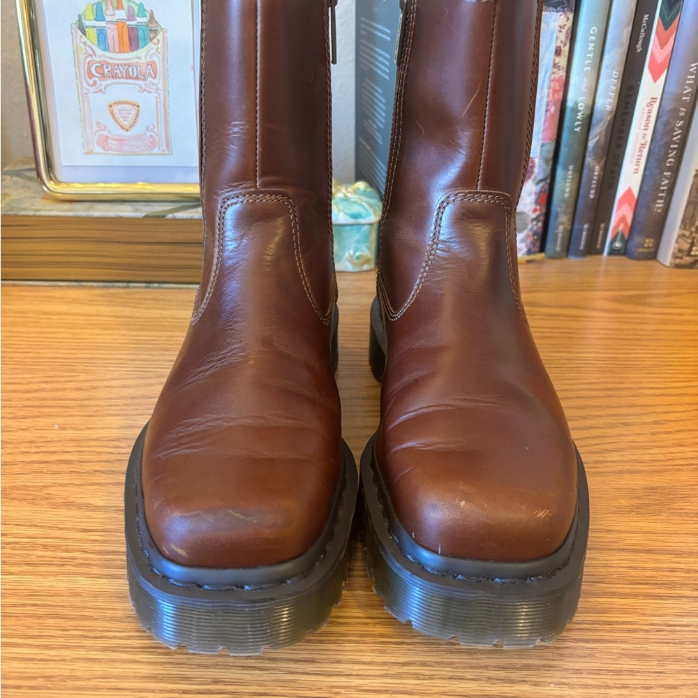 Brown Leather Boots
